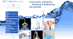 Desktop Screenshot of mccalliganwater.com