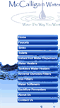 Mobile Screenshot of mccalliganwater.com